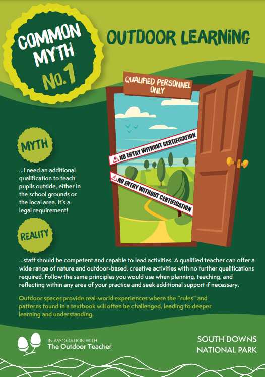 Outdoor Learning Myths Poster 1