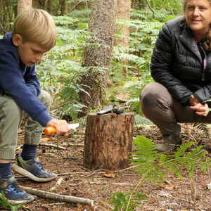 boy whittling