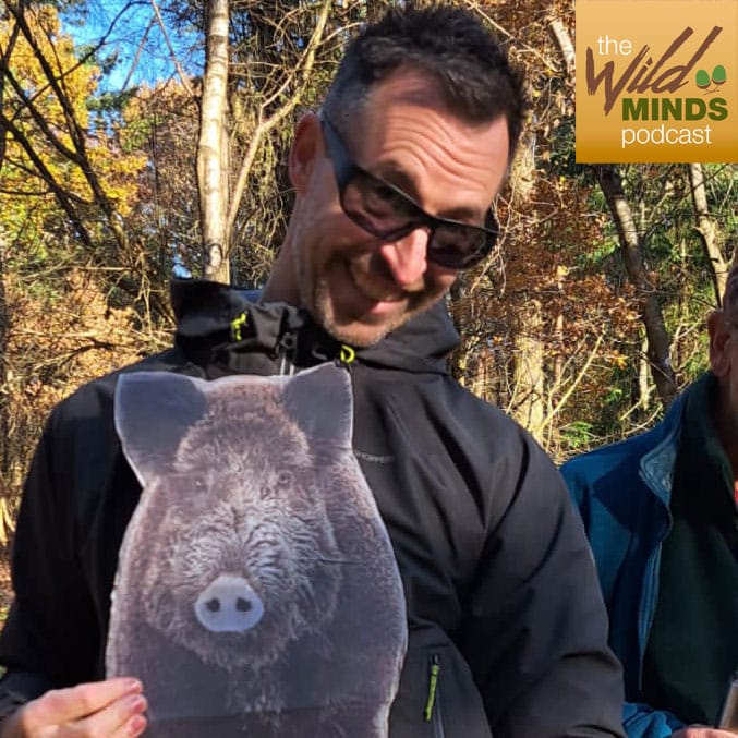Dylan Walker Dylan Walker holding image of a wild boar